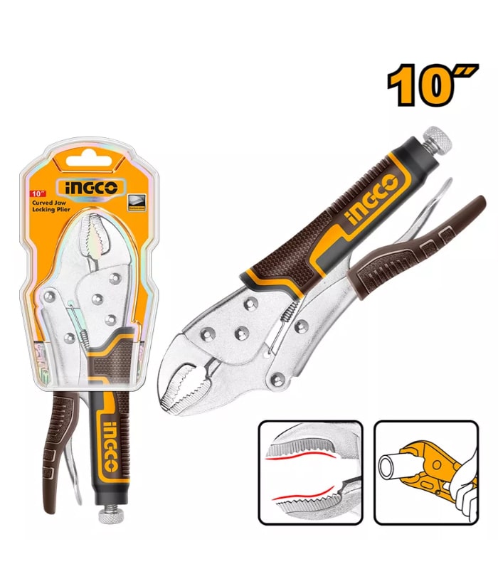 PINZA DE PRESION(PERRO)RECTA 10''/250MM REF-INGCO HSJP0210