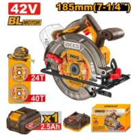 SIERRA CIRCULAR 42V 7 1/4''-185MM INGCO CSLI4218511-4