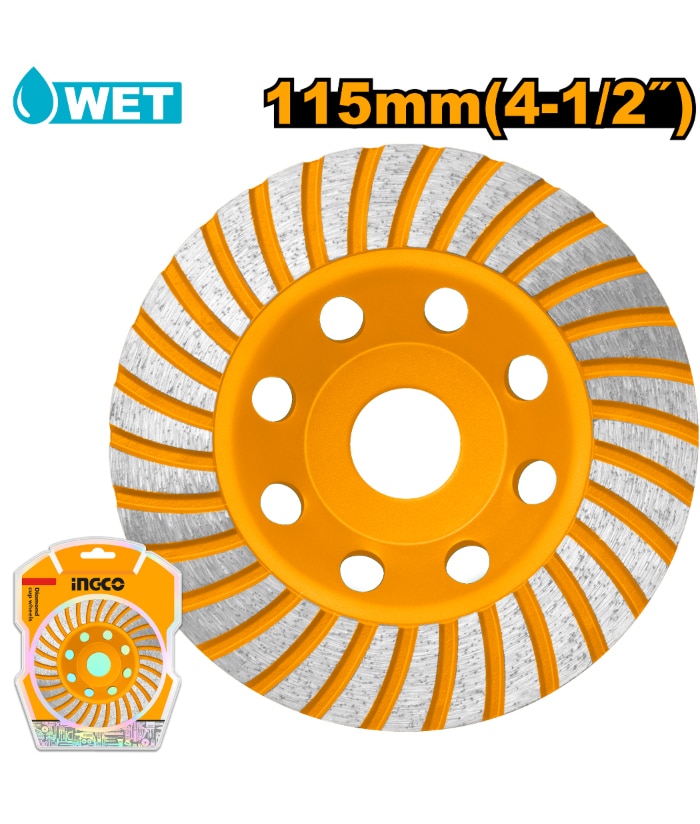 COPA DIAMANTADA TURBO 4.5"-INGCO CGW011151