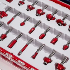MECHAS FRESADAS X 24PCS 6MM MALETIN-EMTOP ERRT24062 - Imagen 2