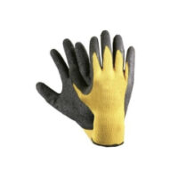 GUANTE SUPERNET POLIESTER BAÑO LATEX CREMA LB-LT