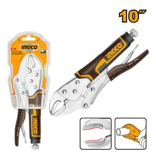 PINZA DE PRESION (PERRO) CURVA 10'' /250MM HCJLW0210