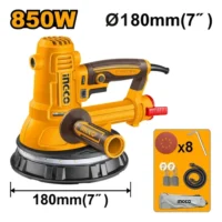 LIJADORA ROTO ORBITAL DRYWALL 7" 850W 2900RPM-INGCO DWS10508-4