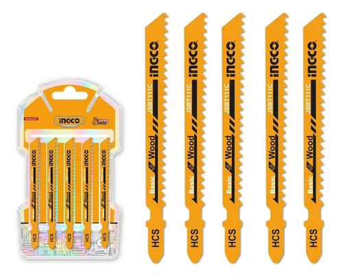 HOJAS PARA SIERRA CALADORA 5 PCS 8 TPI METAL INGCO JSBT111C