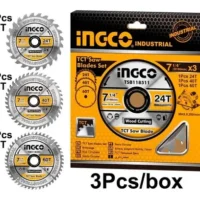 SET X3 DISCO SIERRA CIRCULAR 185MM INGCO TSB51852153
