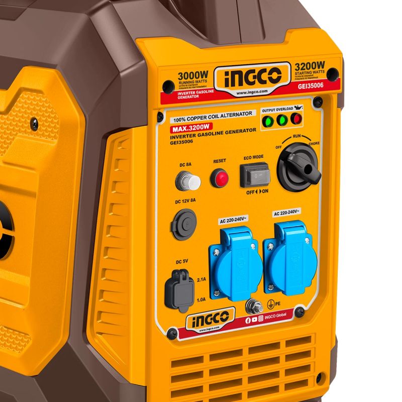 GENERADOR INVERTER EXPLOSION 3.2KW-INGCO GEI35006-4 - Imagen 2
