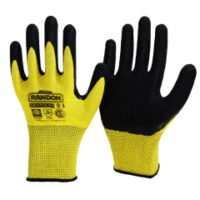 GUANTE RANDON POLIESTER BAÑO LATEX AMARILLO RD-GARRA