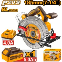 SIERRA CIRCULAR 20V 7 1/4'' 185MM CON KIT-INGCO CSLI18513-4