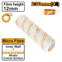 RODILLO MICROFIBRA 9" 230MM SIN MANGO INGCO HRC3323012