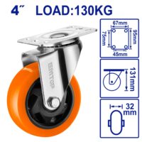 RUEDA GIRAT 4" 75X32MM 130KG-EMTOP EMJL2342