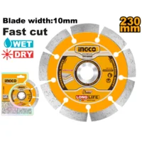 DISCO DIAMANTADO 9" 230X22 SEGMENTADO-INGCO DMD012302
