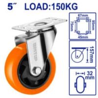 RUEDA GIRAT 5" 75X32MM 150KG-EMTOP EMJL2352