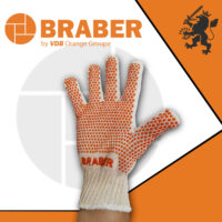 GUANTE MOTEADO NARANJA-BRABER MOT4H