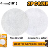 DISCO PARA PULIDORA 10"/254MM X 2PCS-INGCO APP25402