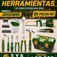 CAJA HERRAMIENTAS X 85 PIEZAS-JADEVER