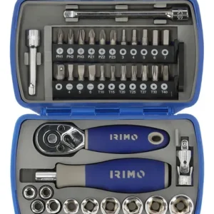 JUEGO DE TUBOS Y ACCES 1/4 POCKET 37 PIEZAS-IRIMO 109-37-4