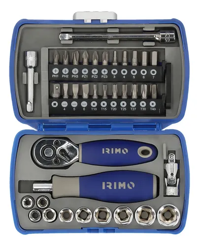 JUEGO DE TUBOS Y ACCES 1/4 POCKET 37 PIEZAS-IRIMO 109-37-4