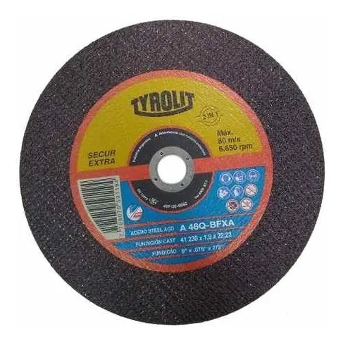 DISCO CORTE TYROLIT PLANO FINO 230X1.9X22,23 41F-20-5662