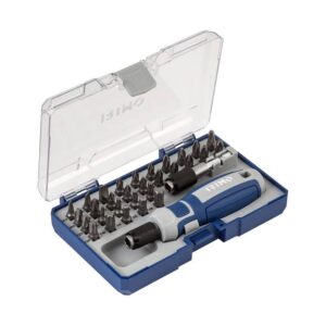 DESTORNILLADOR CON CRIQUE Y PTAS 1/4 32PCS-IRIMO 475-32A-1