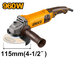 AMOLADORA ANGULAR 4 1/2° / 115MM 960W-INGCO AG9608-4 - Imagen 2