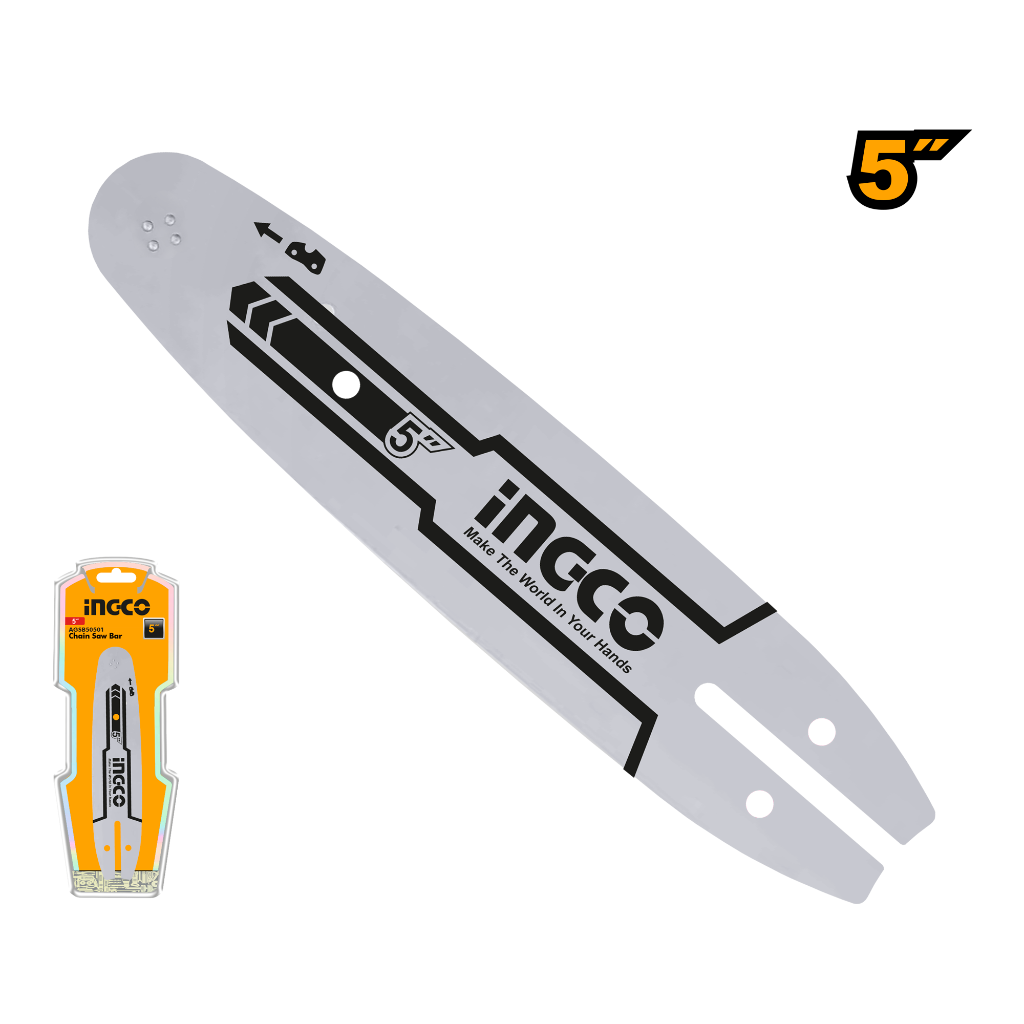ESPADA PARA MINI MOTOSIERRA 5'' / 125MM - INGCO AGSB50501