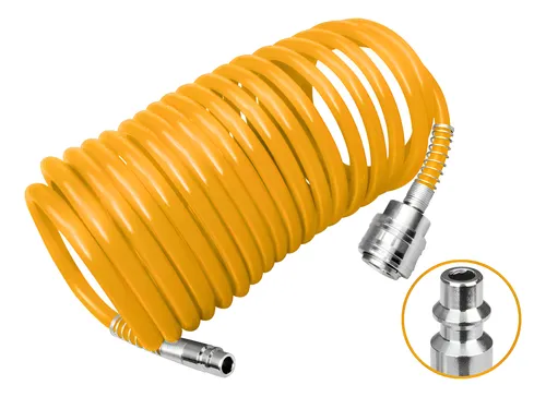 MANGUERA PARA COMPRESOR ESPIRALADA 10M-INGCO AH1101.1