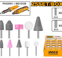 PUNTAS MONTADAS COMB P/ MINI TORNO X 10PCS-INGCO AKB1001