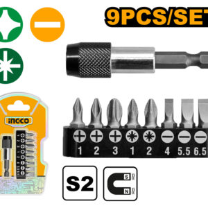 SET X9 PUNTAS PARA DESTORNILLADOR INGCO AKSD0071