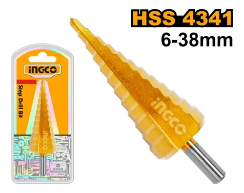 MECHA ESCALONADA 6-38MM TITANIO-INGCO AKSDS63803