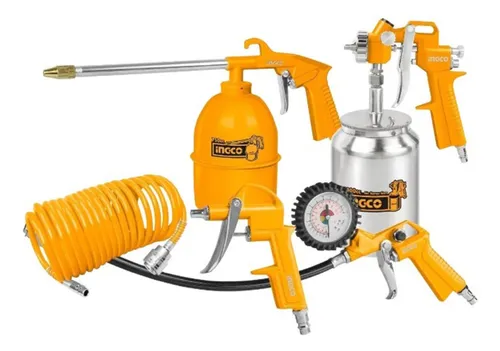 SET X5 ACCESORIOS PARA COMPRESOR-INGCO AKT0051.1