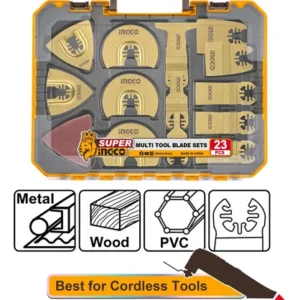 MULTIHERRAMIENTA OSCILANTE ACCESESORIOS X 23PCS-INGCO AKTMT2301