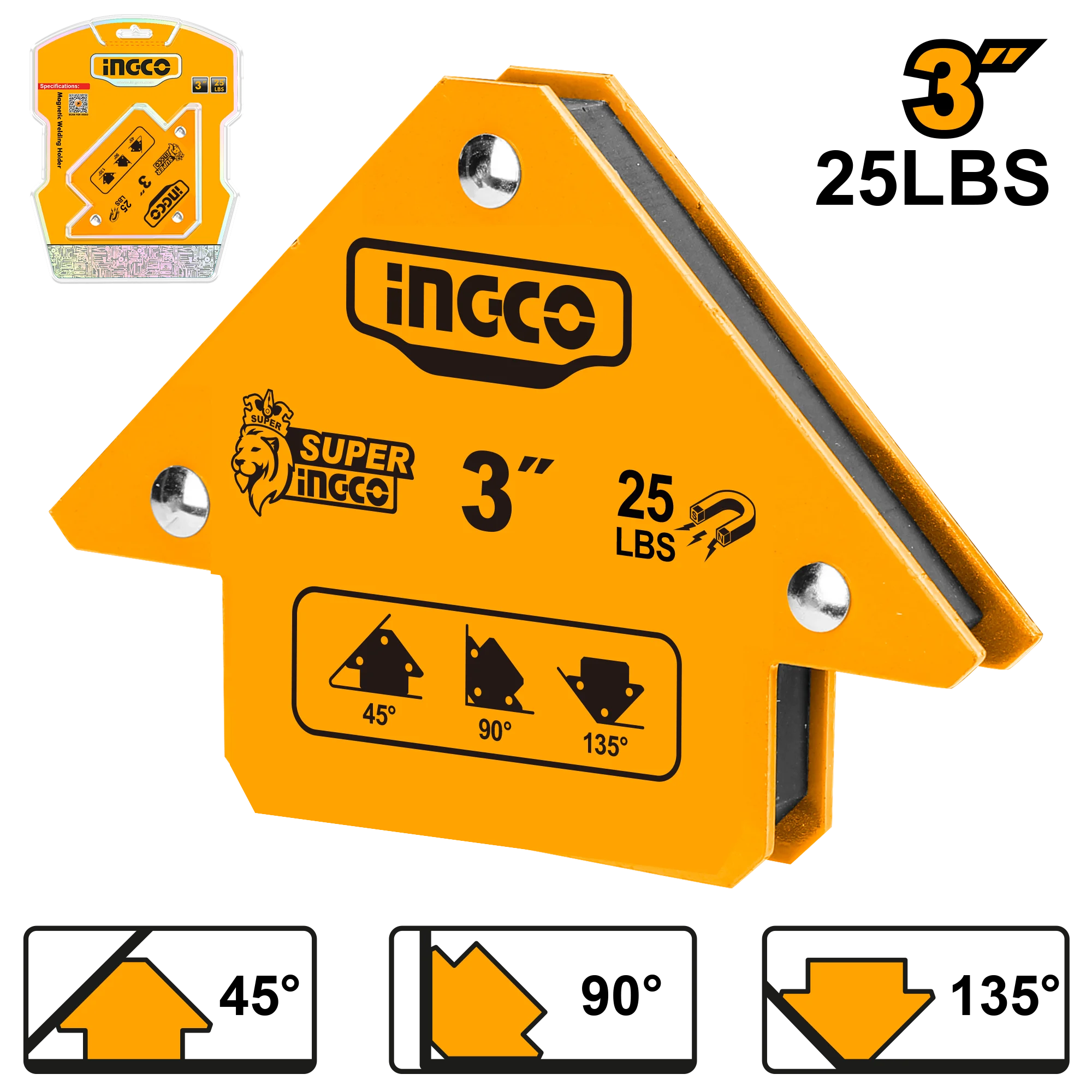 ESCUADRA MAGNETICA PARA SOLDAR 3` 11 KG AMWH25031