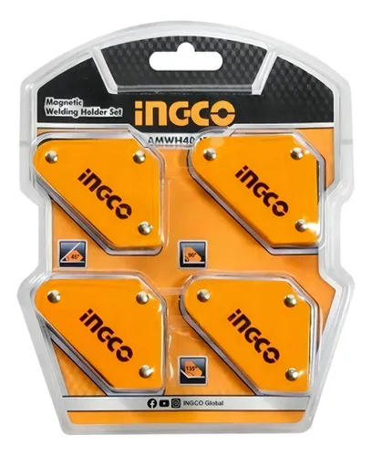 ESCUADRAS MAGNETICAS PARA SOLDAR SET X 4 PCS INGCO AMWH4001 - Imagen 3
