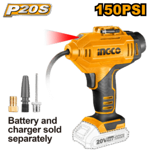 COMPRESOR-INFLADOR DE AIRE 150PSI 20V-INGCO CACLI2018