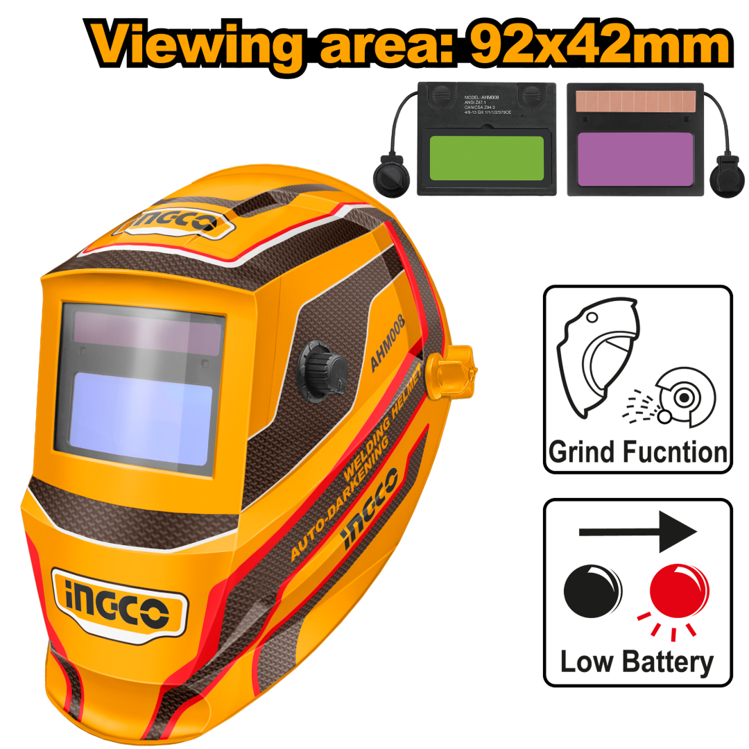 MASCARA PARA SOLDAR CON REGULADOR INGCO AHM008