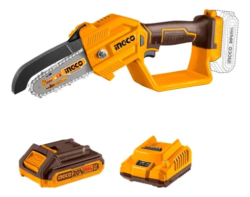 MOTOSIERRA MINI 5'' 20V-125MM C/KIT- INGCO CGSLI20581-4 - Imagen 2