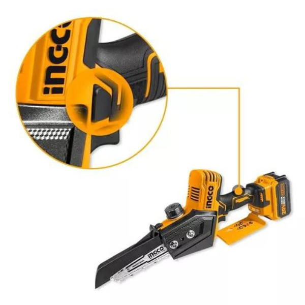 MOTOSIERRA MINI 6''/150MM 20V BL-INGCO CGSLI2068 - Imagen 2