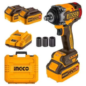 LLAVE DE IMPACTO 1/2 500NM 20V BL CON KIT-INGCO CIWLI2050-4