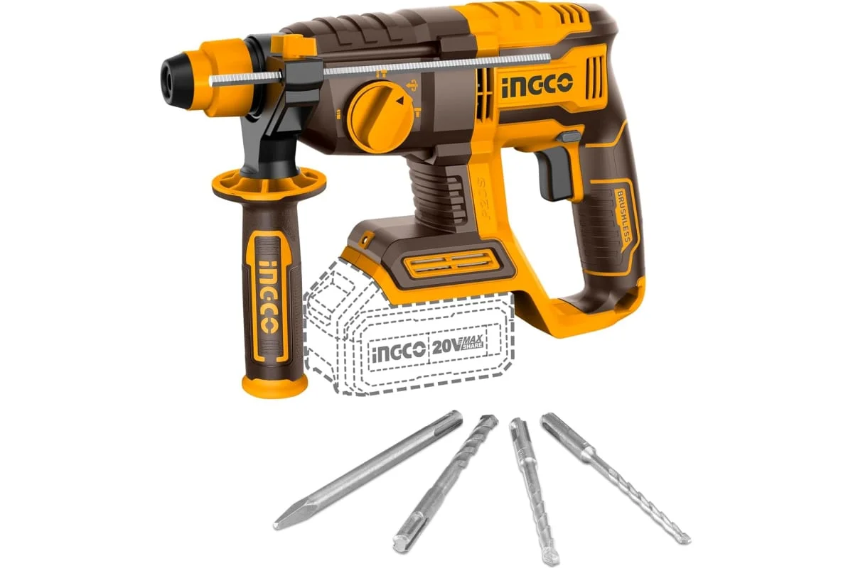 ROTOMARTILLO 2J 20V BL CON KIT-INGCO CRHLI202081-4