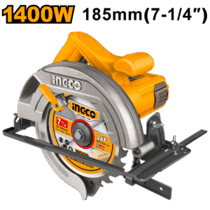SIERRA CIRCULAR 1400W 7 1/4°/185MM X 20MM+ACCESORIOS CS18538-4