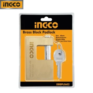 CANDADO ANTIPALANCA BRONCE 60MM-INGCO DBBPL0602