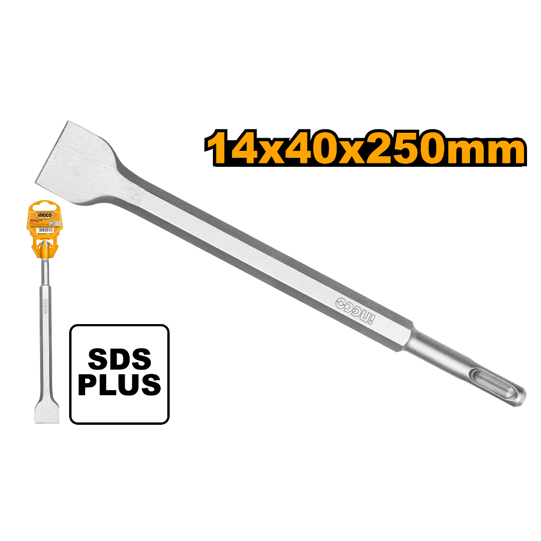 CINCEL HEXAGONAL SDS PLUS 40 X250MM DBC0122502