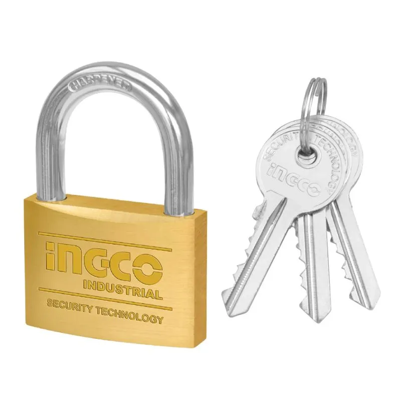 CANDADO BRONCE 60MM-INGCO DBPL0602 - Imagen 2