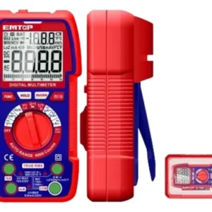 MULTIMETRO DIGITAL 1000V 6000C AUTORANGO EMTOP EDMR530004