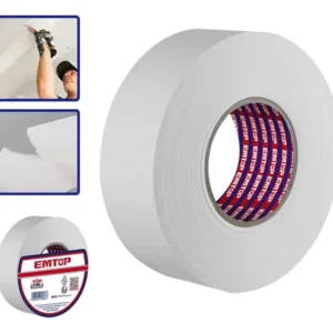 CINTA DE PAPEL PARA DRY WALLL 5CM X 70MT EMTOP EMJFT1170