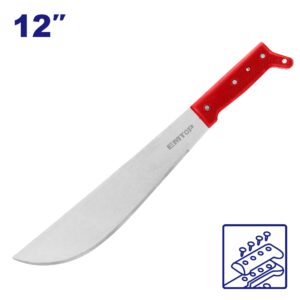 MACHETE 12 PULG CABO REMACHADO HOJA 1,9MM TV EMTOP EMNU0112