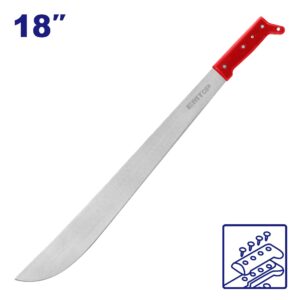 MACHETE 18 PULG CABO REMACHADO HOJA 1,9MM TV EMTOP EMNU0118