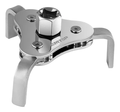 LLAVE SACAFILTRO 3 PATAS 63-102MM 1/2 Y 3/8 TV EMTOP EMUL1401 - Imagen 2