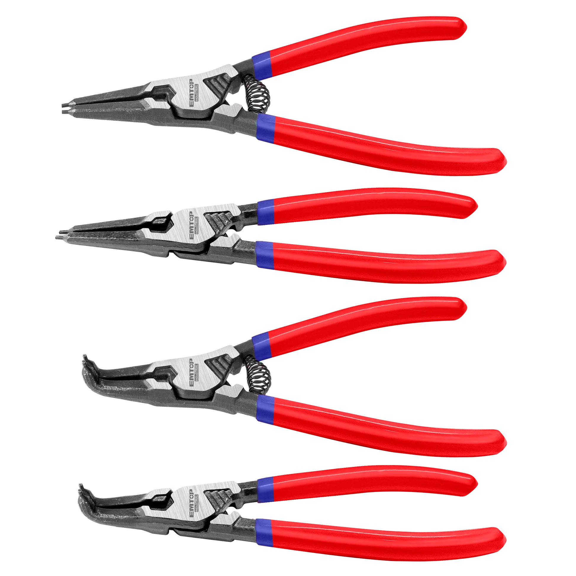 PINZAS SEGUER 125MM EN CARTUCHERA X 4PCS-EMTOP ET-EPLSC5411