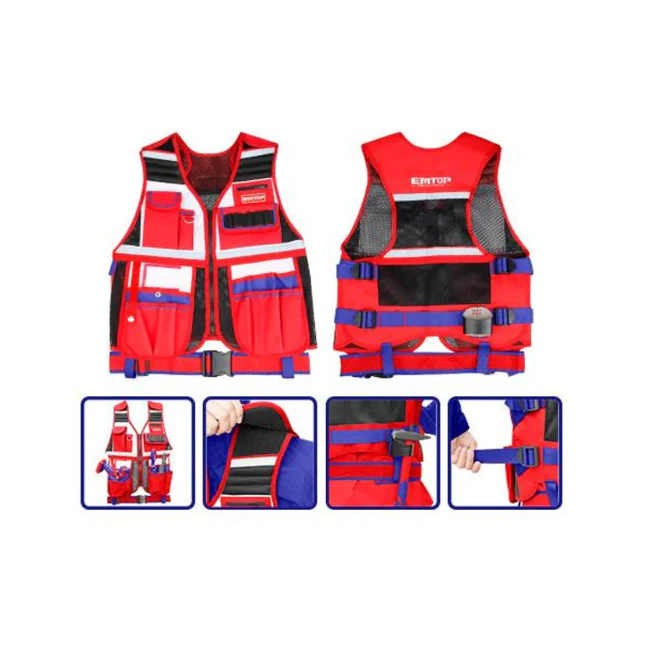 CHALECO PORTAHERRAMIENTAS 14 BOLSILLOS EMTOP ETVT1701 - Imagen 2